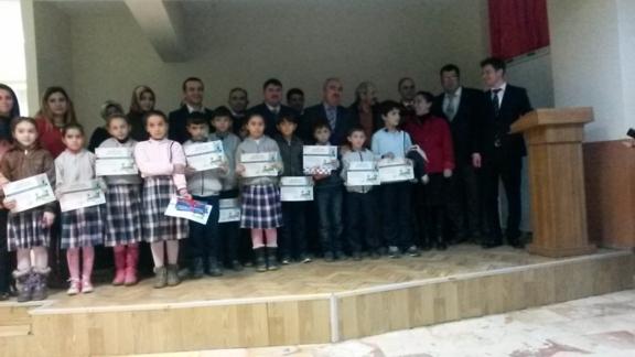 Mehmet Zeki Obdan İlkokulu 1. Kitap Okuma Yarışması Ödül Töreni