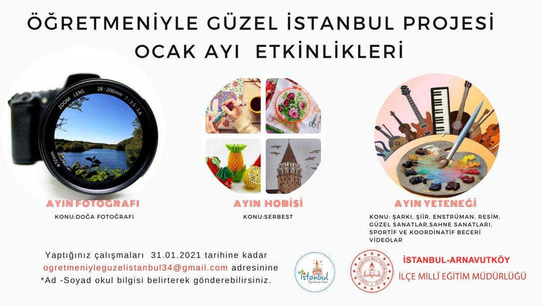 Öğretmeniyle Güzel İstanbul Projesi Ocak Ayı Etkinlikleri