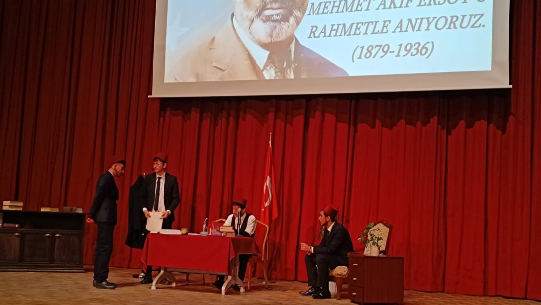 12 Mart İstiklâl Marşı'mızın Kabulü ve Mehmet Akif Ersoy'u Anma Günü Programı Gerçekleştirildi.