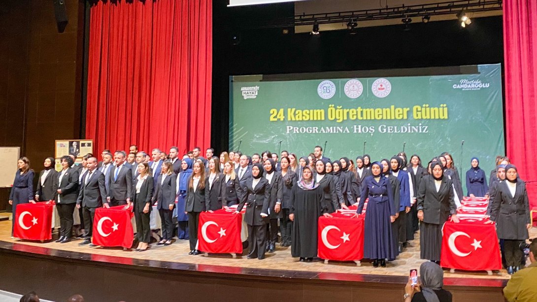 24 KASIM ÖĞRETMENLER GÜNÜ KUTLU OLSUN.