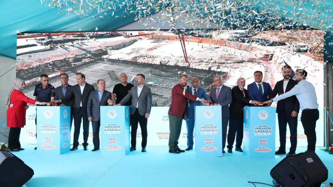 İmrahor İlkokulu Temel Atma Töreni